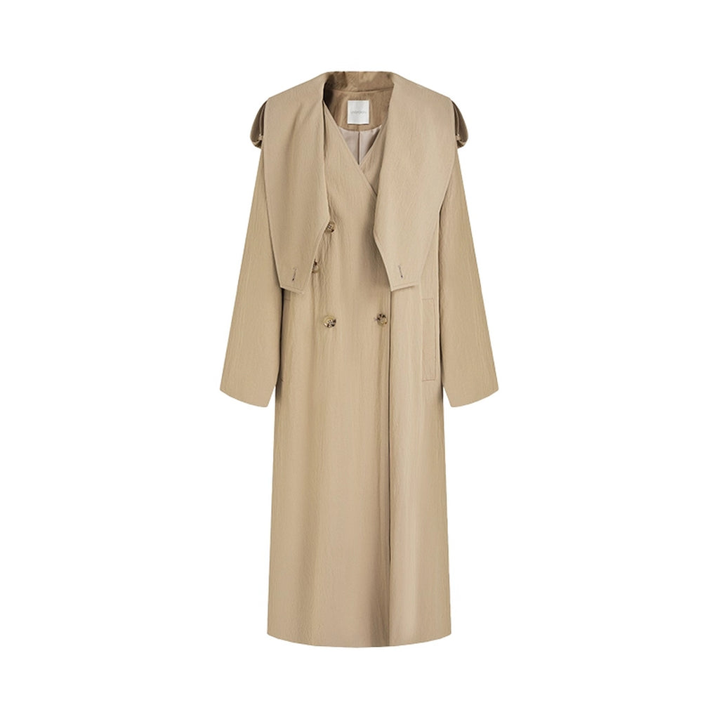 UNSPOKEN_Double_Breasted_Long_Khaki_Minimalist_Oversized_Commuter_Women_Coat_MISSTT