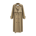 UNSPOKEN_Double_Breasted_Long_Loose_Office_Minimalist_Dark_Khaki_Trench_Coat_MISSTT