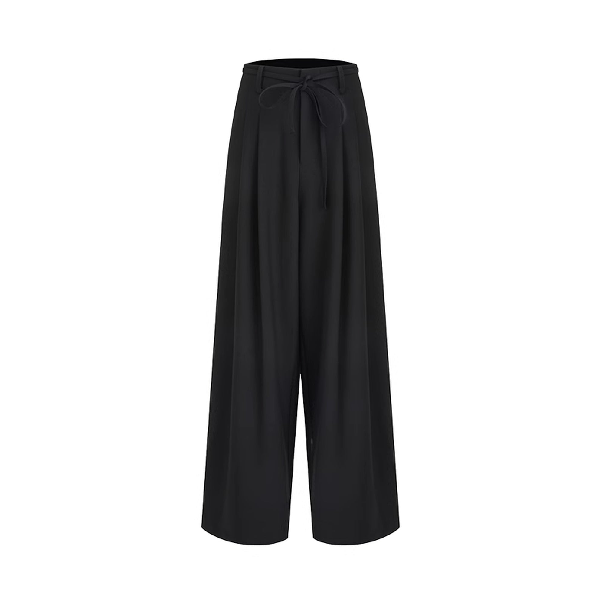 UNSPOKEN_High_Waist_Wide_Leg_Commuter_Office_Elegant_Women_Black_Polyester_Long_Pants_MISSTT