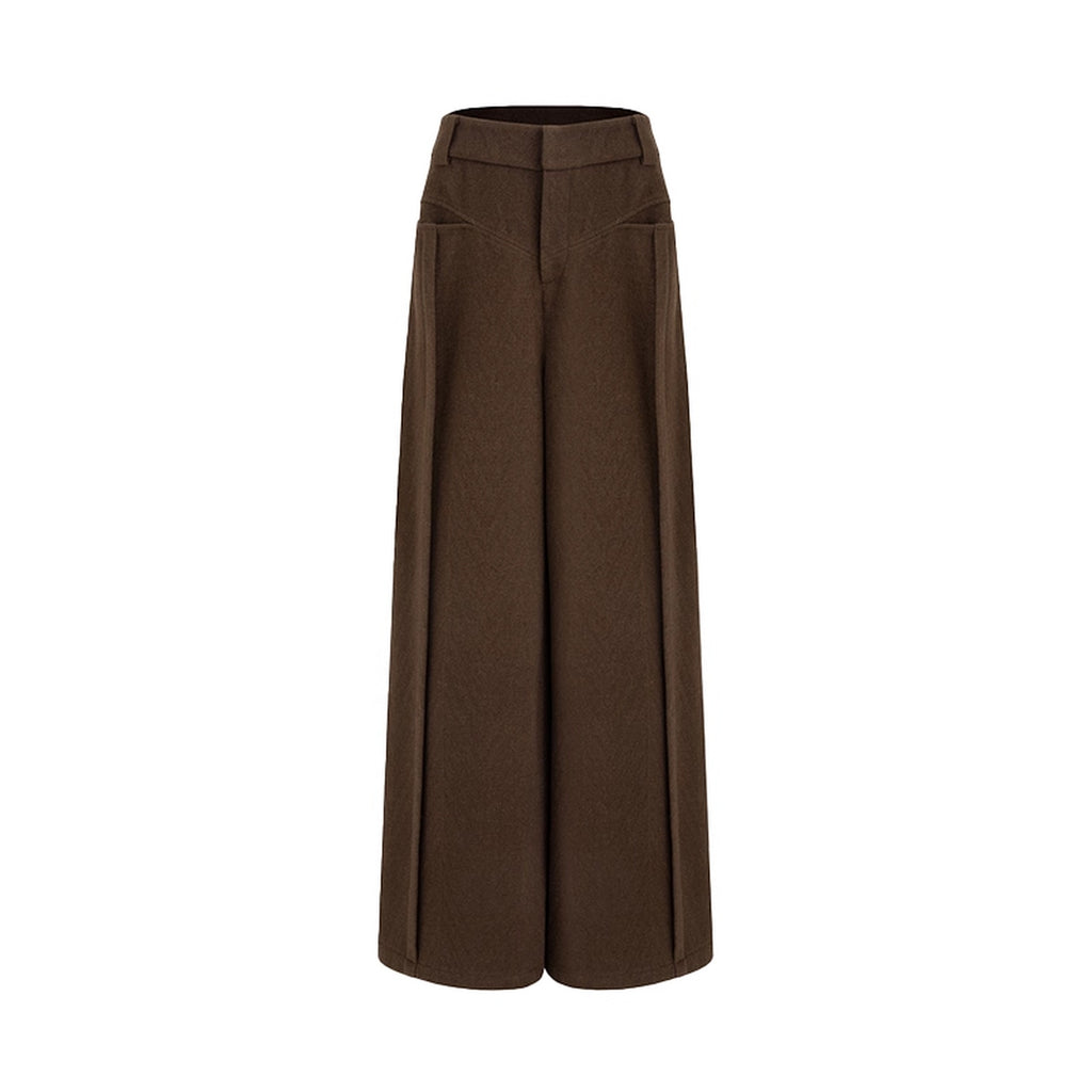 UNSPOKEN_High_Waisted_Wide_Leg_Zip_Fly_Pockets_Minimal_Workwear_Brown_Pants_MISSTT