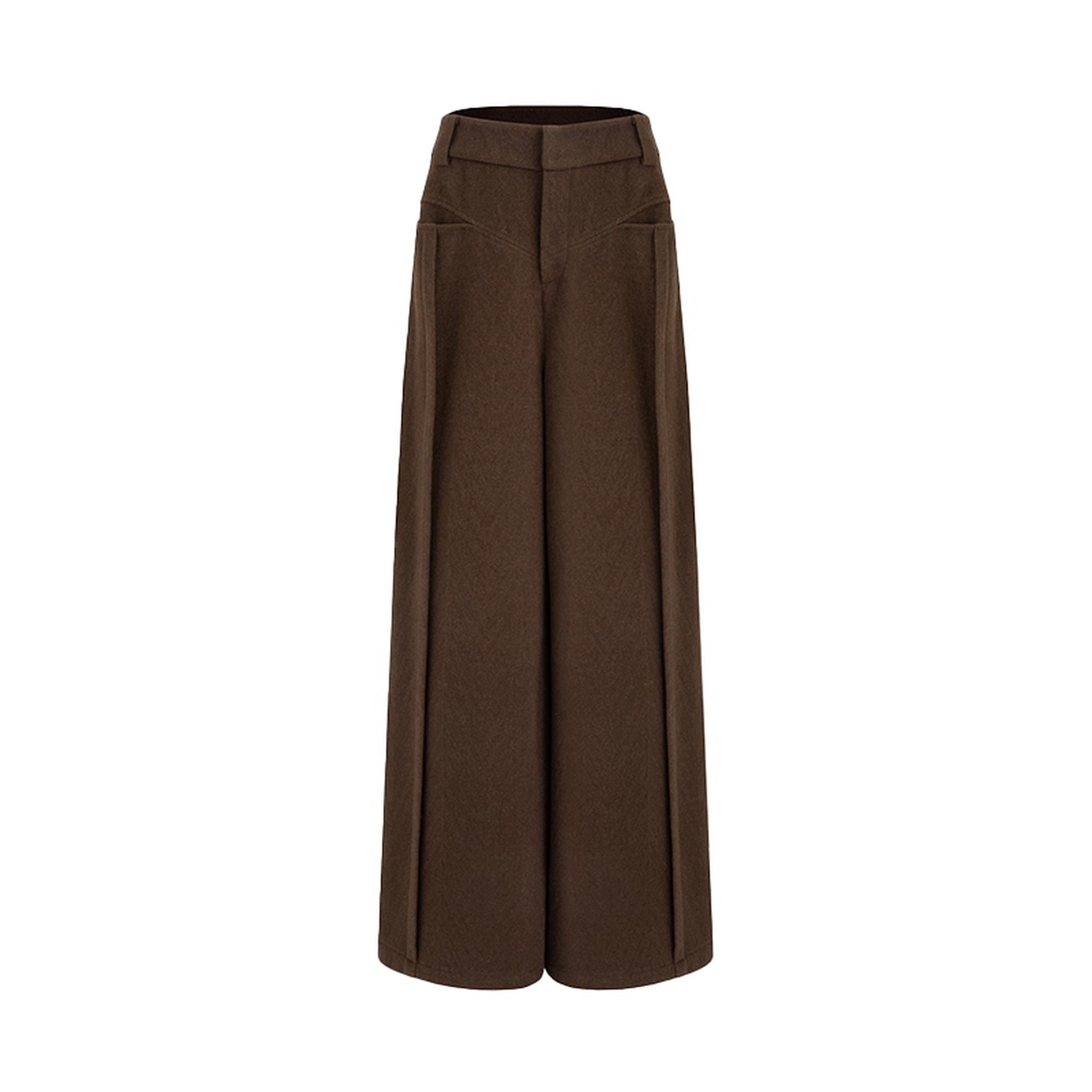 UNSPOKEN_High_Waisted_Wide_Leg_Zip_Fly_Pockets_Minimal_Workwear_Brown_Pants_MISSTT