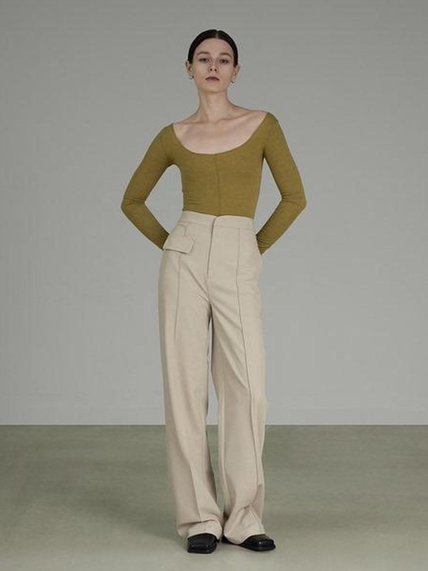 UNSPOKEN Original Lemongrass Loose Fit Notched Lapel Single Breasted Pockets Women Blazer