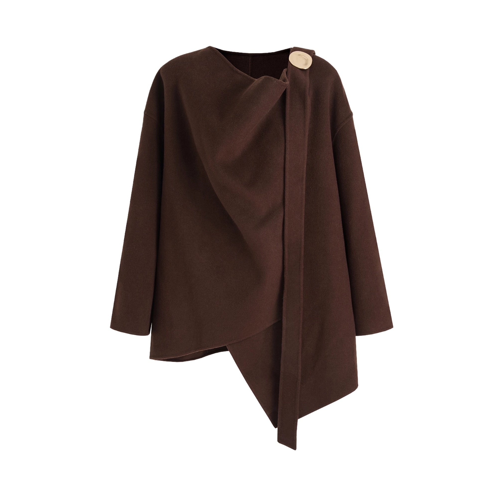 UNSPOKEN_Pure_Sheep_Wool_Minimal_Commuter_Loose_Fit_Lapel_Coffee_3D_Tailored_Jacket_MISSTT