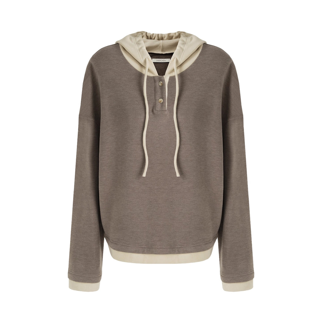 UNSPOKEN_Stretchy_Comfy_Loose_Fit_Long_Sleeve_Colorblock_Hooded_Pullover_Women_Blouse_MISSTT