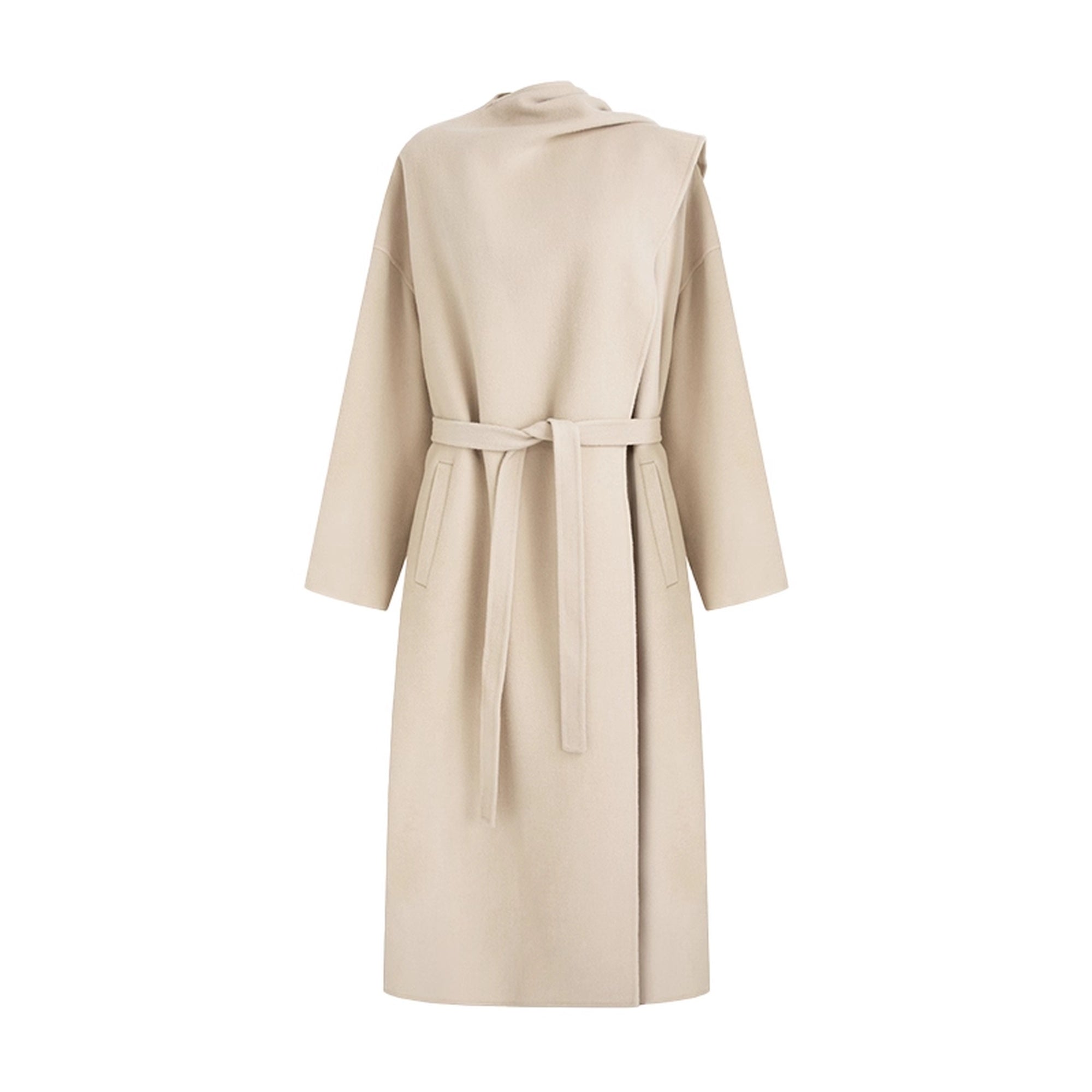 UNSPOKEN_Tie_Waist_Minimalist_Office_Loose_Fit_Structured_Tailoring_Women_Long_Gray_Coat_MISSTT