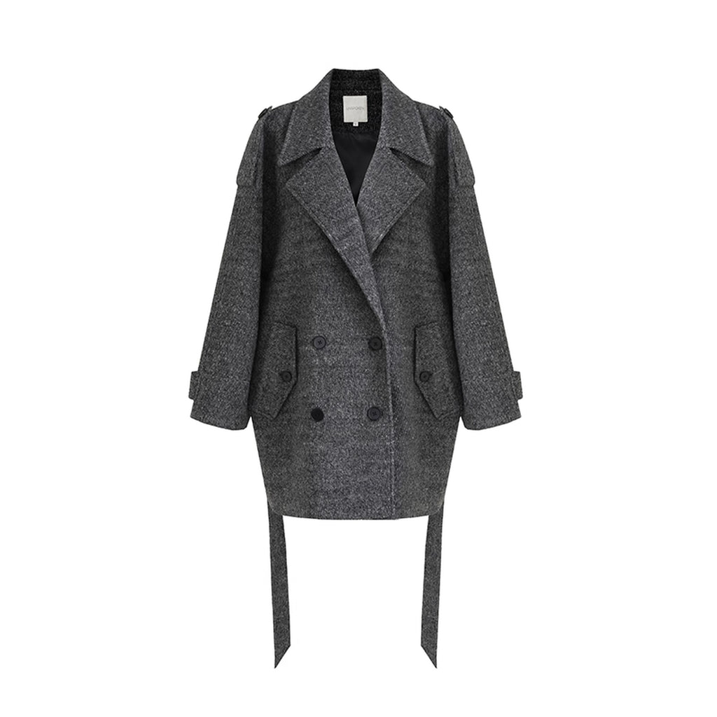 UNSPOKEN_Warm_Wool_Blend_Double_Breasted_Mid_Gray_Commuter_Mid_Length_Coat_MISSTT